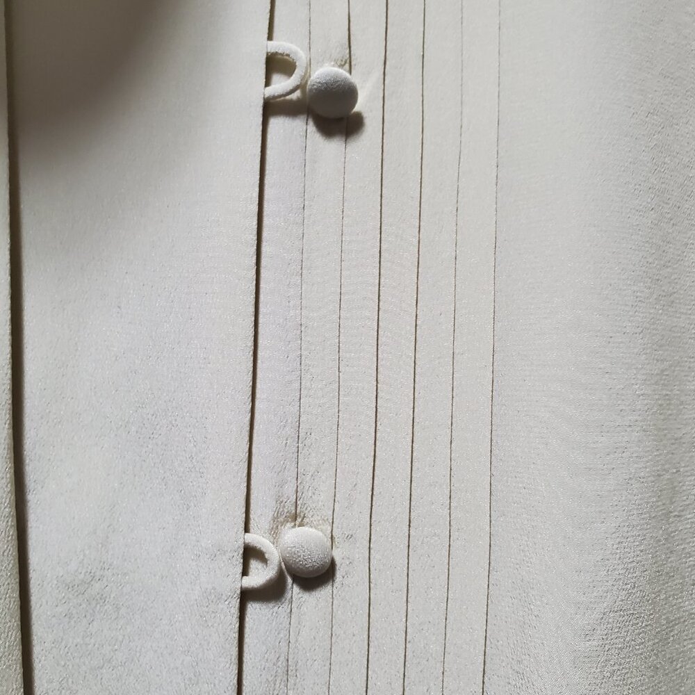 Ann Taylor Silk Blouse with Tie Neck | 2 - Picture 5 of 6